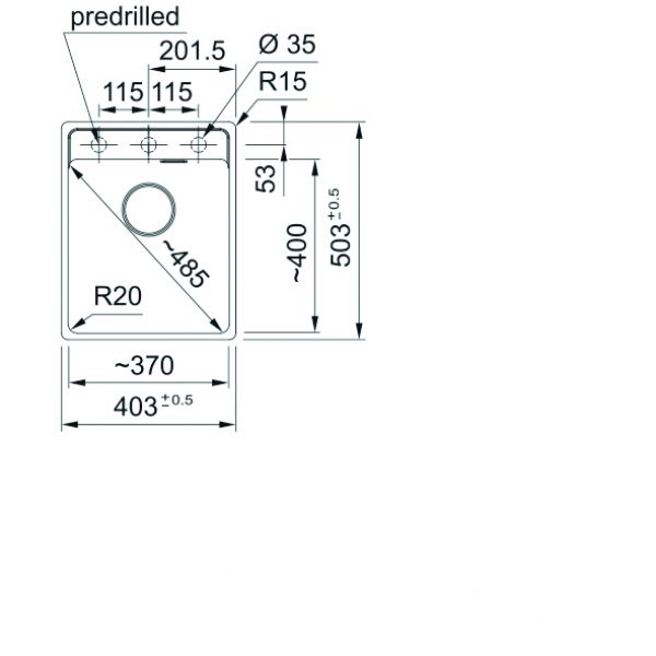 Franke Fragranitbecken MRG 210-37 A Onyx Handbedienung